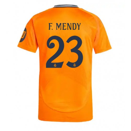 Fotbalové Dres Real Madrid Ferland Mendy #23 Venkovní 2024-25 Krátký Rukáv